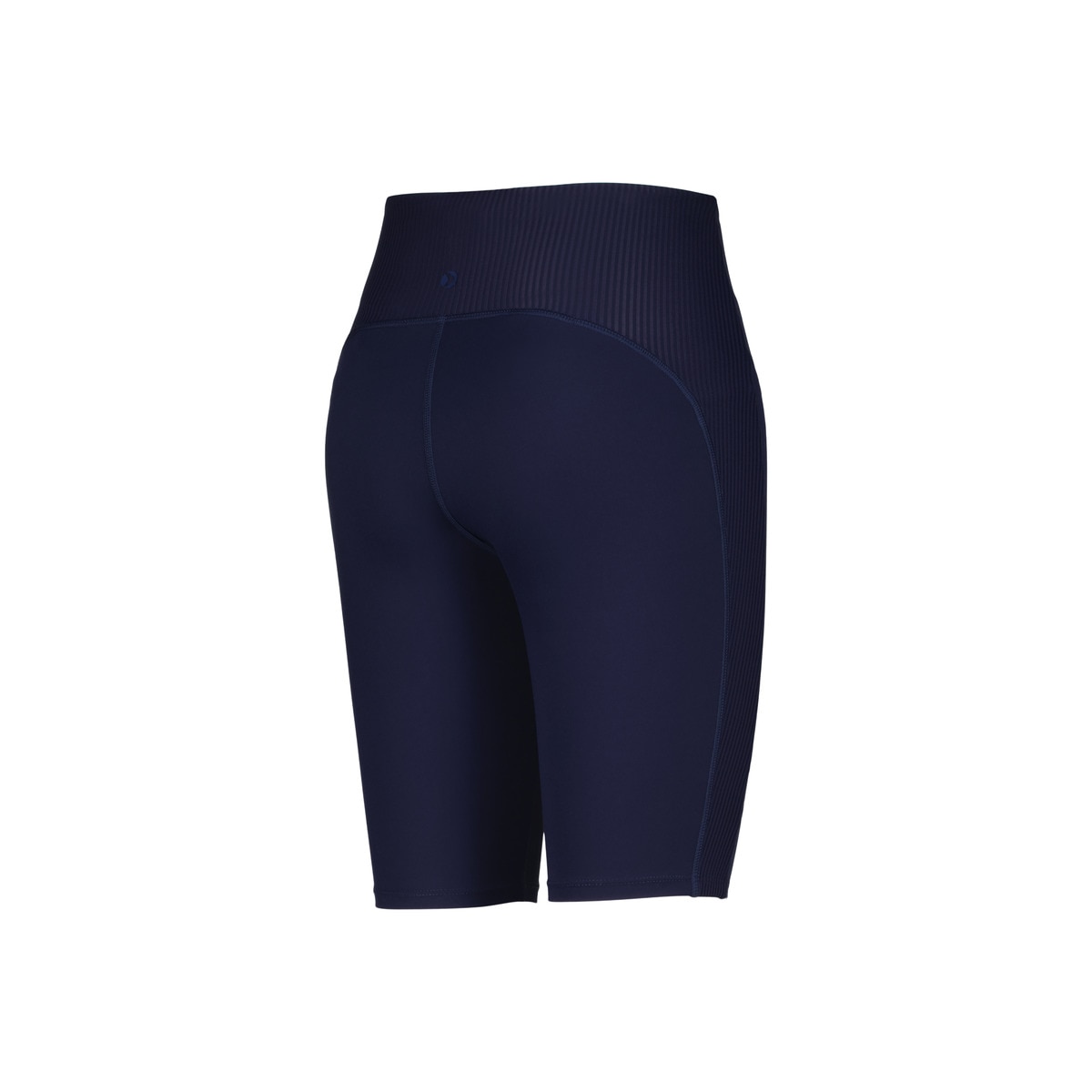 Leggings Tipo Calções com Mesh de Training de Mulher 430 Azul Escuro-5
