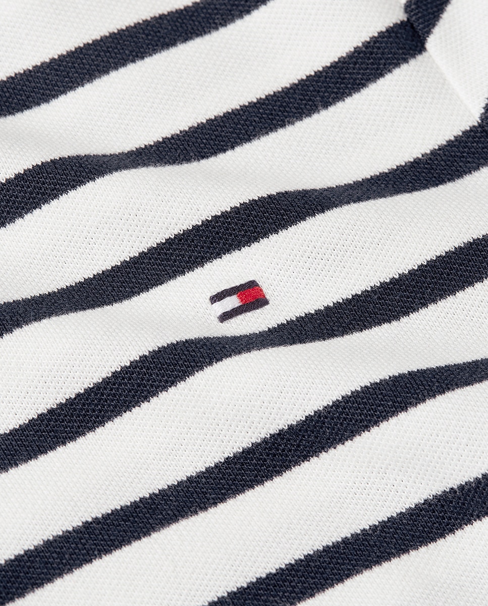 Polo Regular Piqué de Manga Curta Branco-6