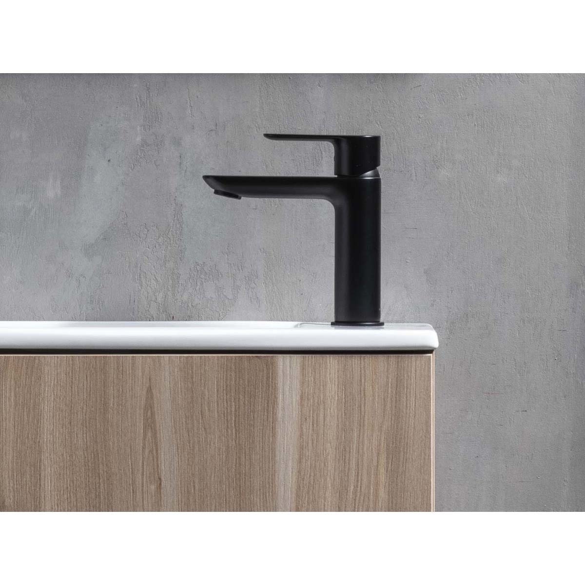 Grifo Monomando de Lavabo Nauta Negro-2