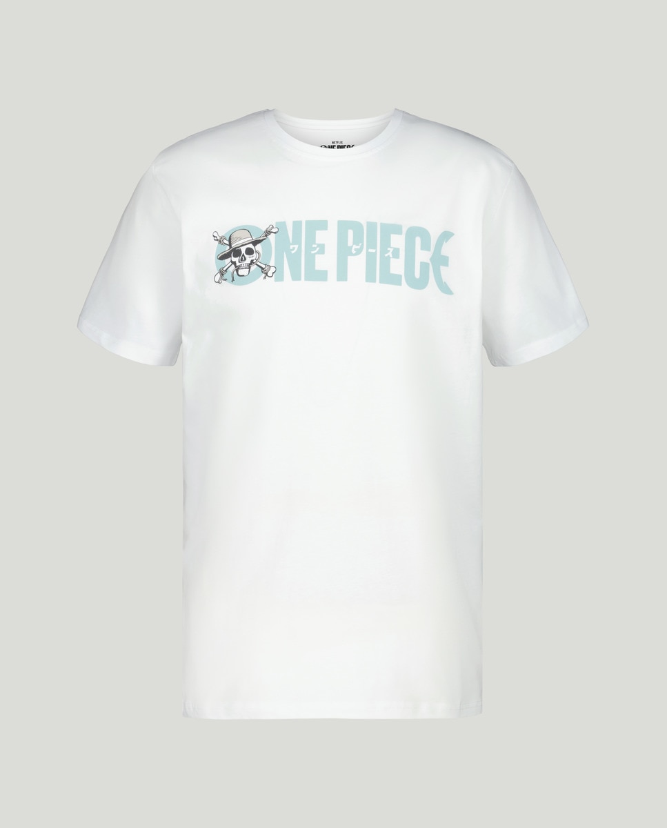 T-shirt One Piece Branco-4