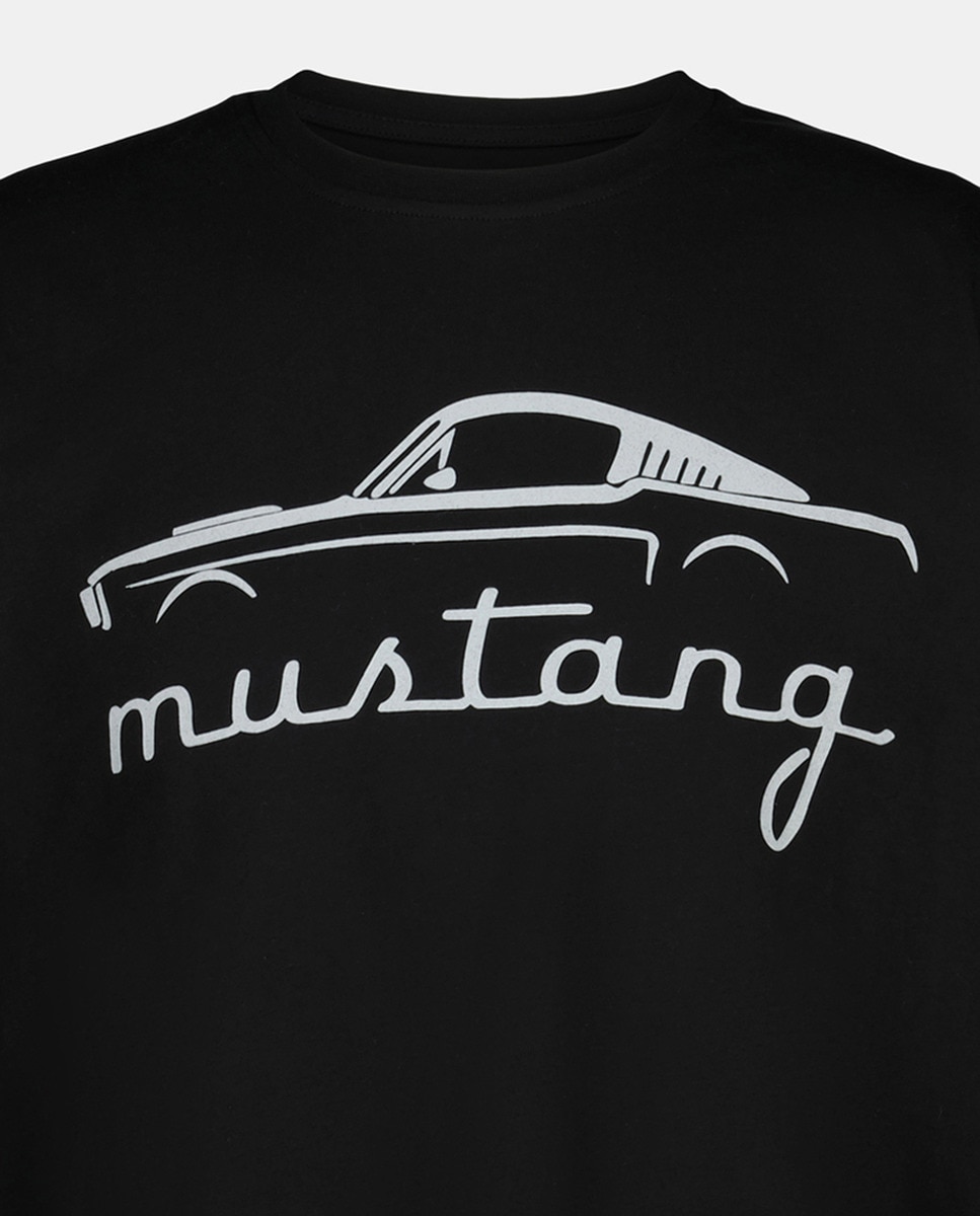 T-shirt Ford Mustang Preto-5