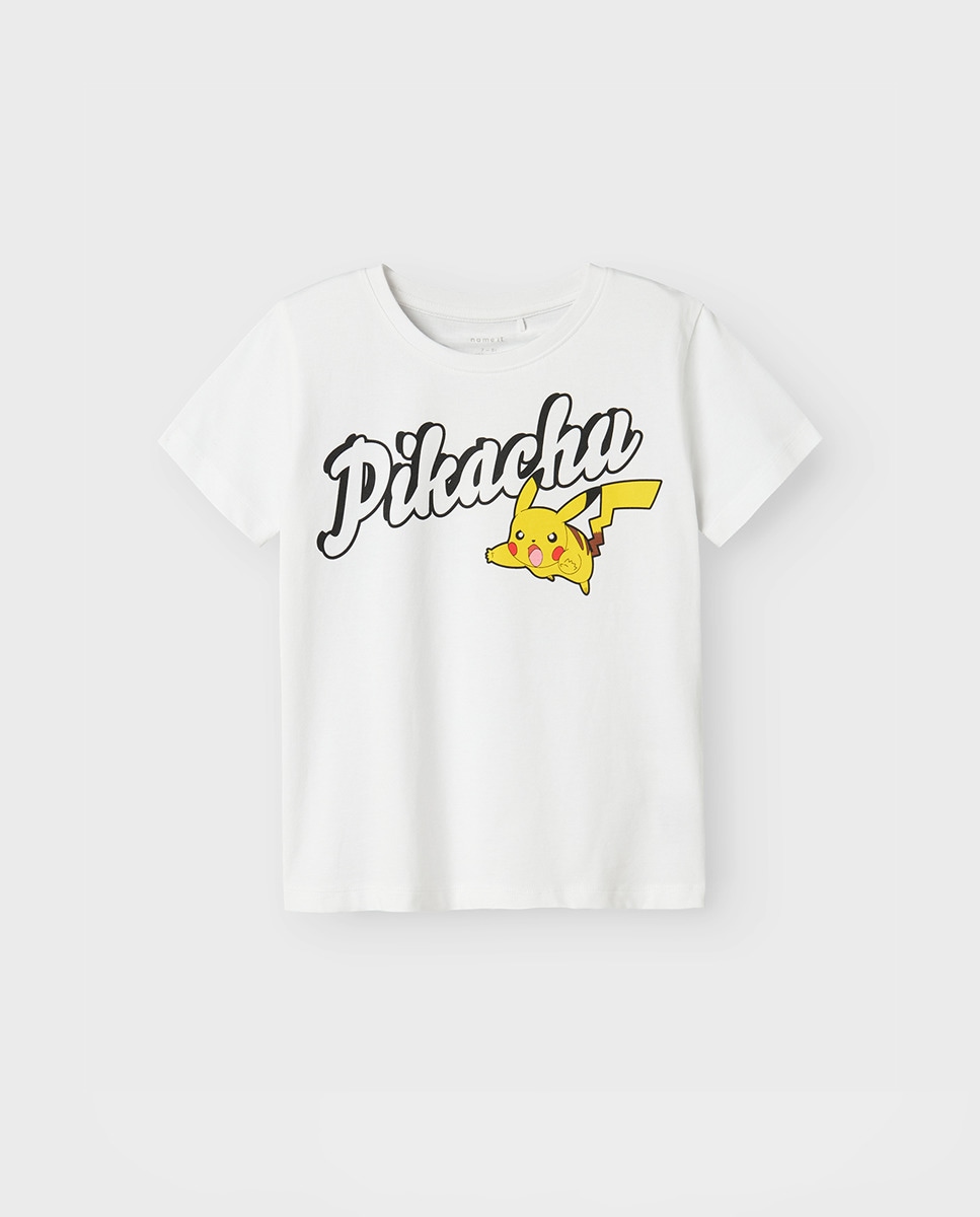 T-shirt Pokémon de Criança Branco-1