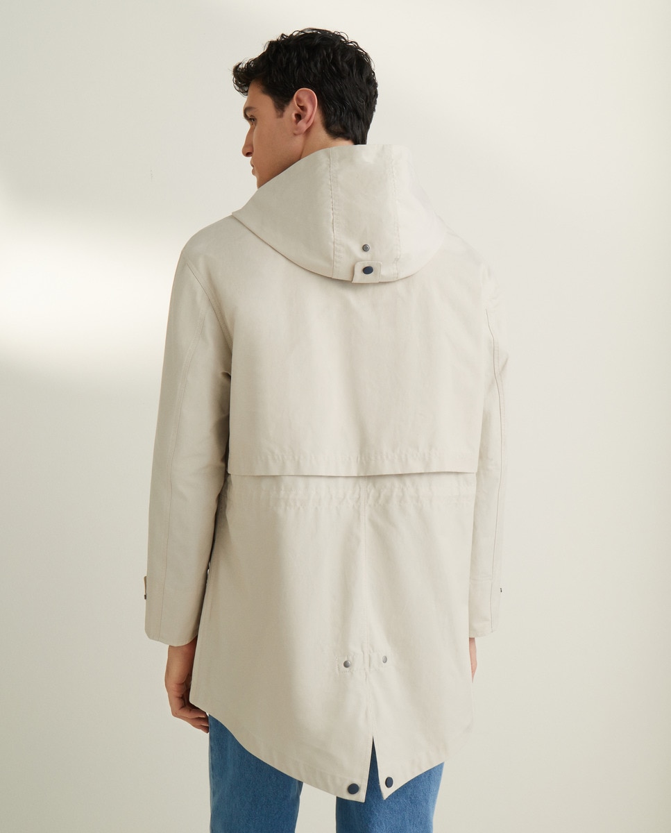 Parka Náutica com Capuz Pedra-6