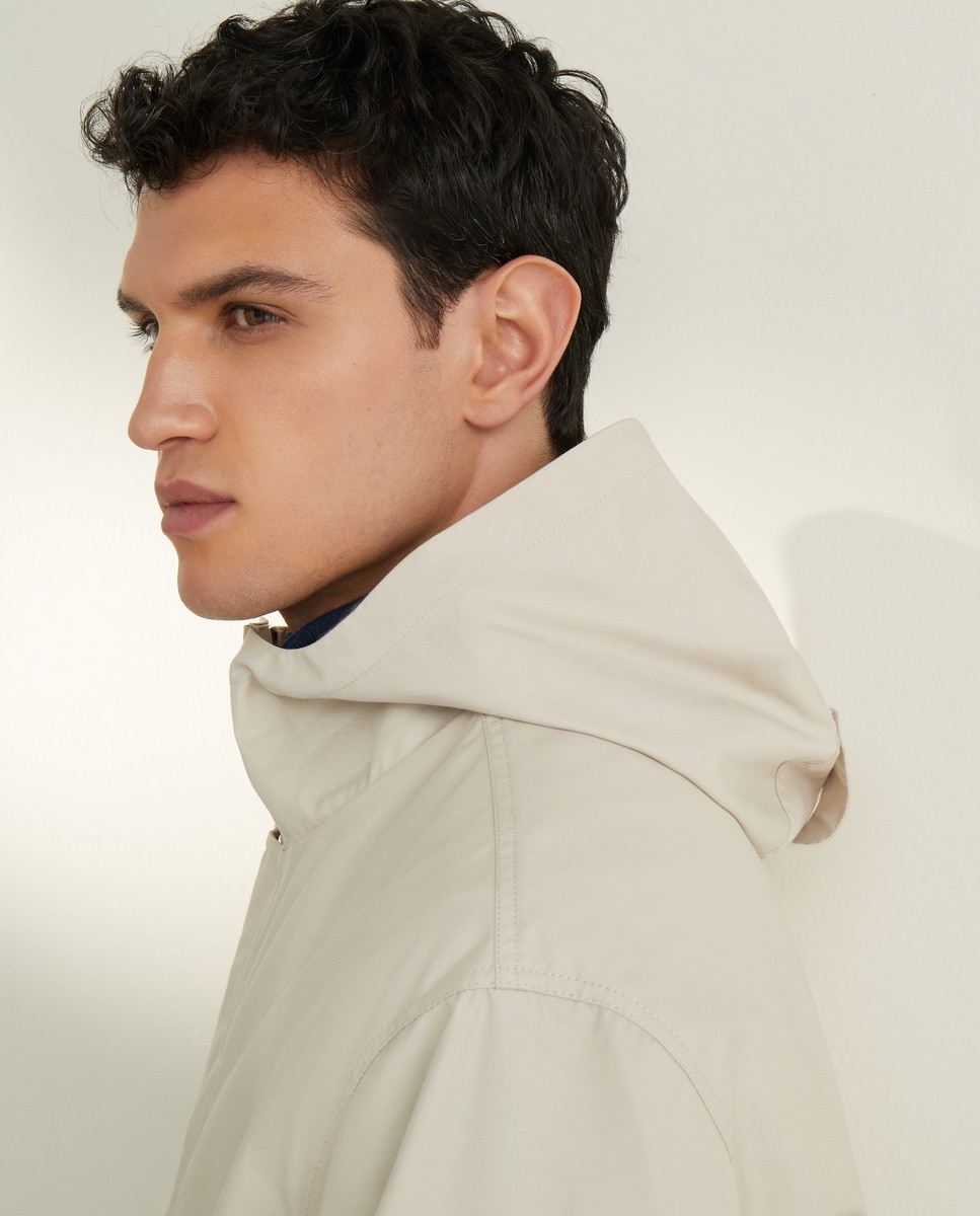 Parka Náutica com Capuz Pedra-3