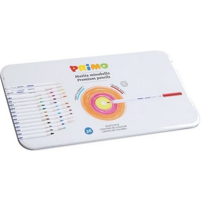 Imagem 0 de Lápis de cor hexagonais Minabella ,36 cores Primo