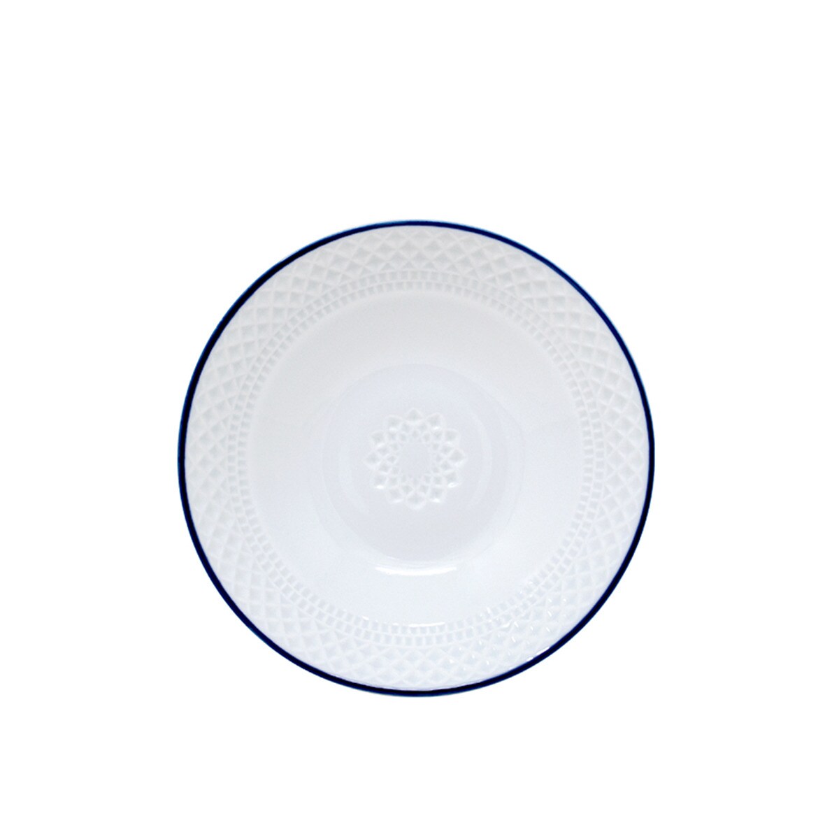 Prato de Sobremesa Portomarínico Filo - Azul Branco-1