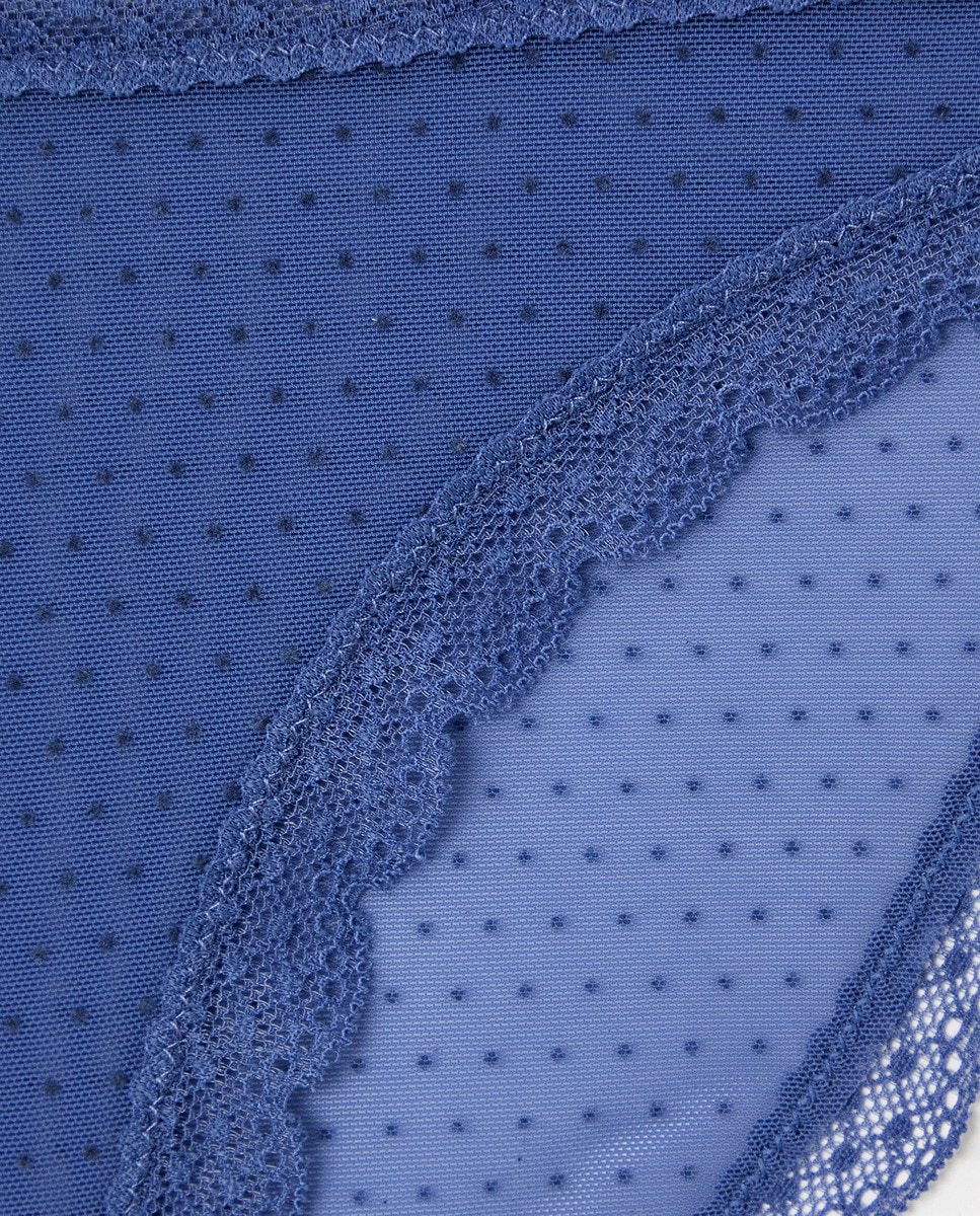Cueca lisa 430 Azul Escuro-4