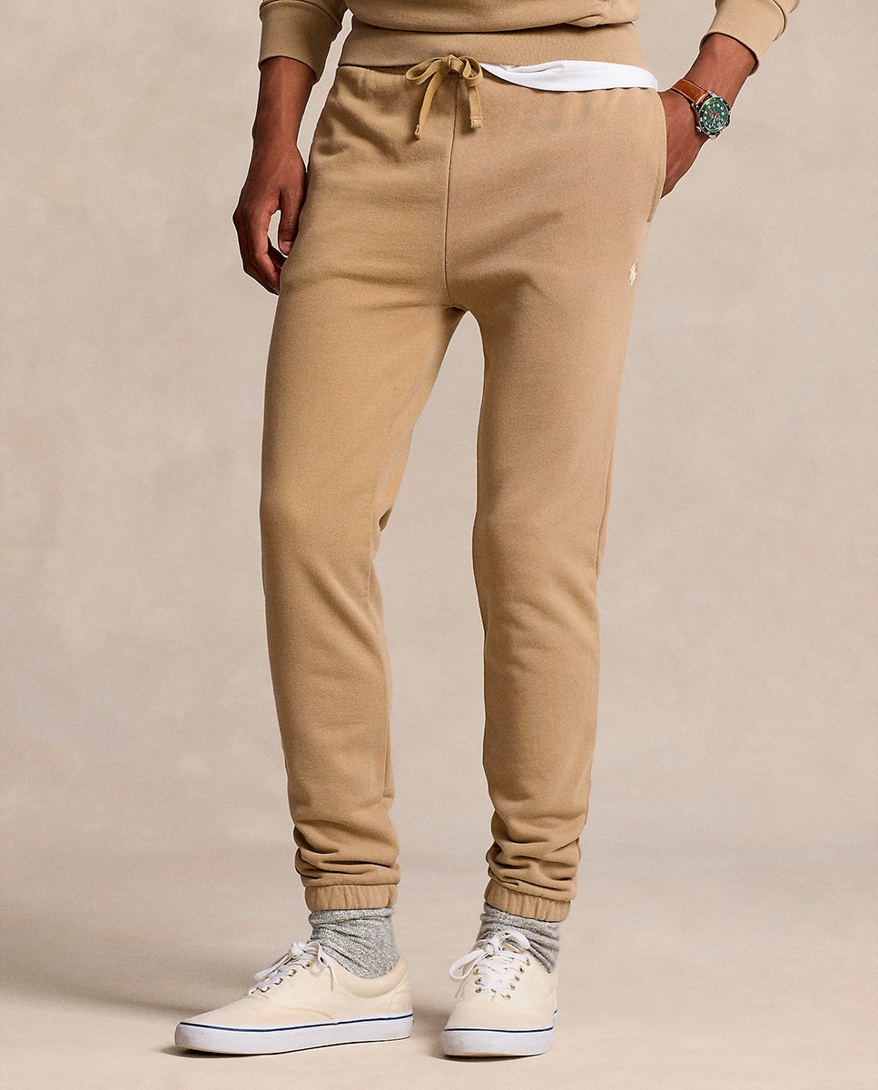 Joggers Regular com Cordão Ajustável e em Algodão Camel-3