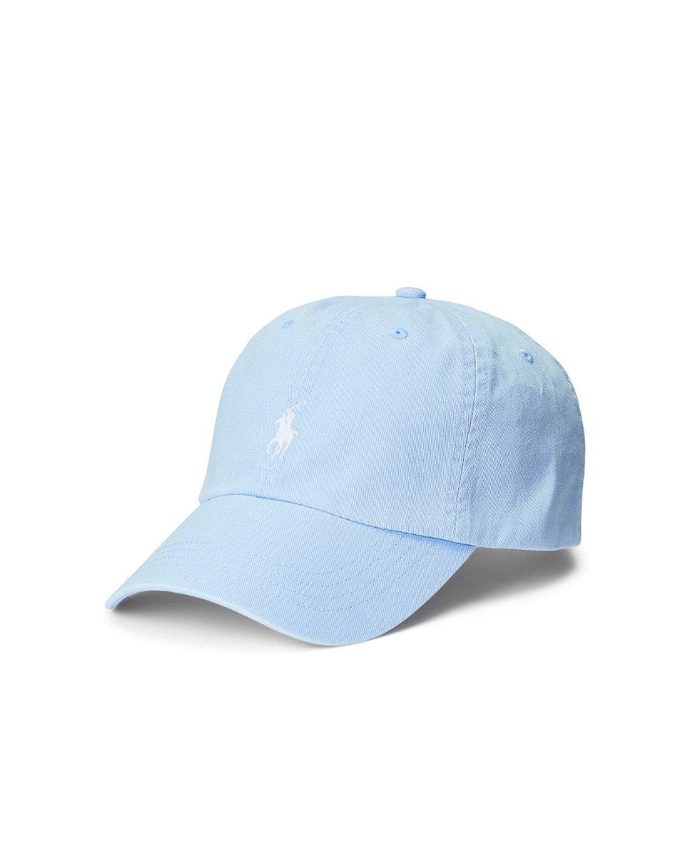 Boné Chino de Algodão Azul-claro-5