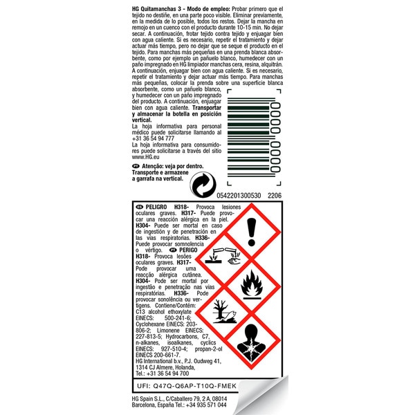 stain remover 3 special for wax, resin and tar stains can 50 ml