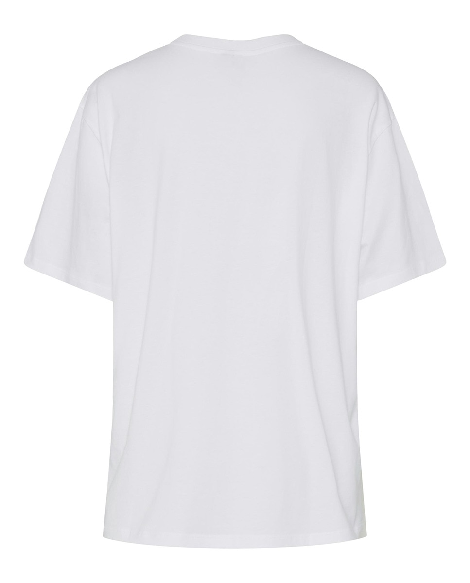 T-shirt de Manga Curta Branco-5