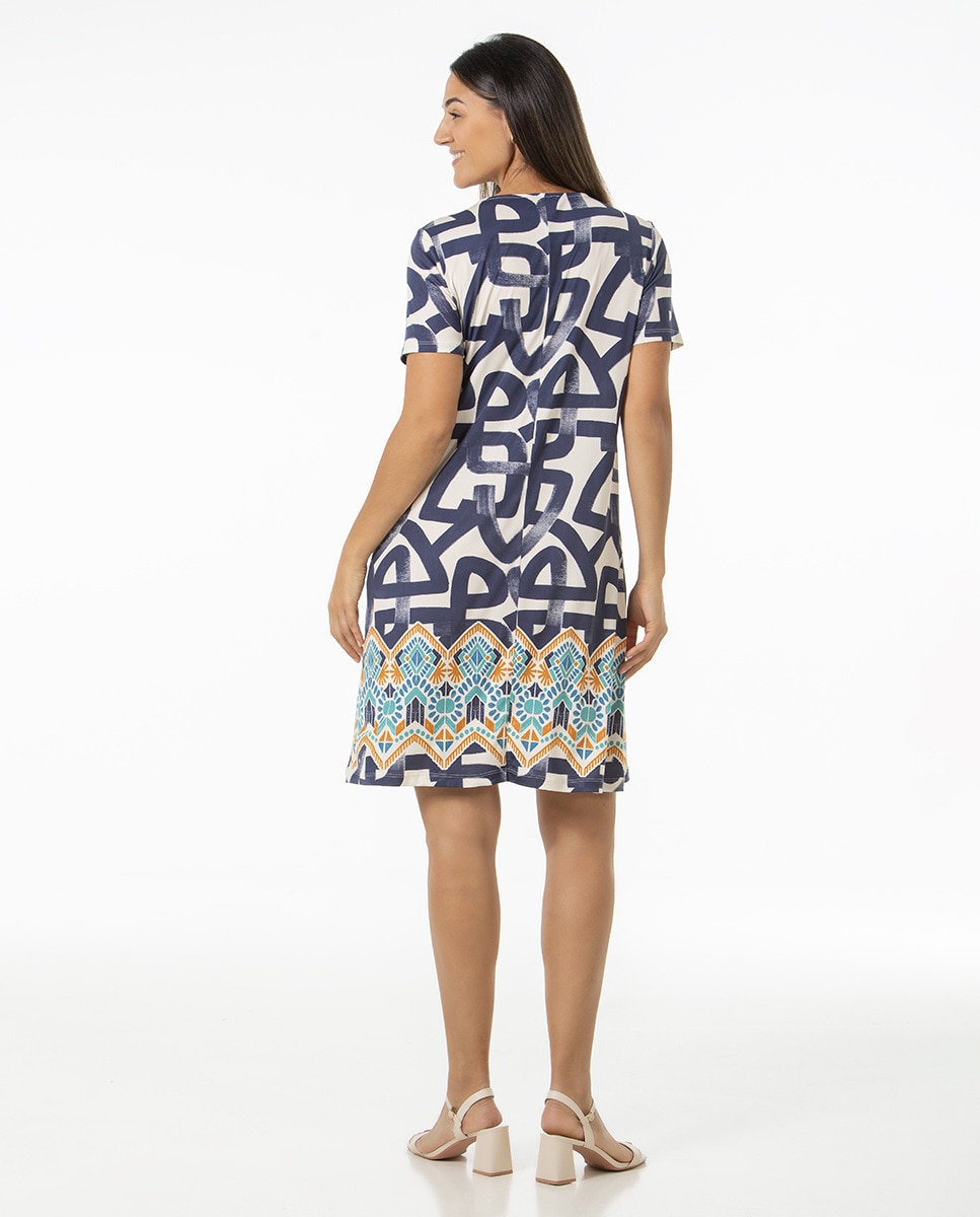 Vestido de Casa Azul-claro-2
