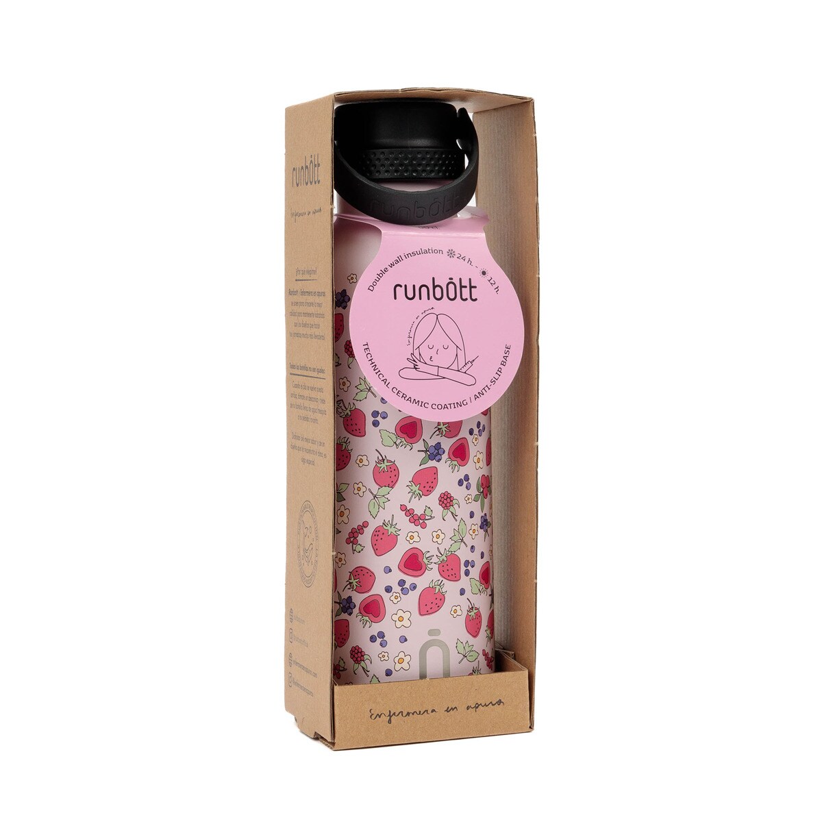 Garrafa Runbott X Enfermera en apuros  strawberry 7