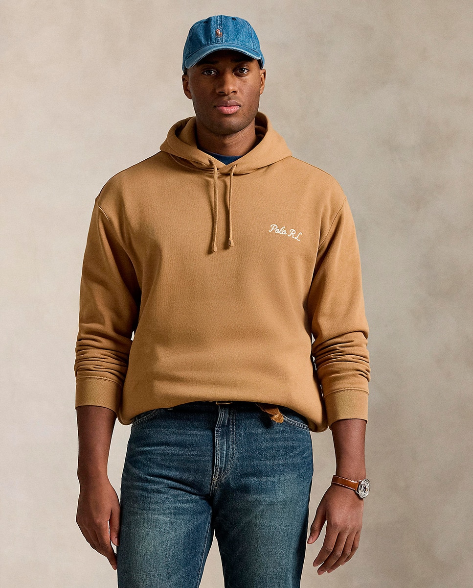 Sweatshirt de Algodão com Capuz e Logótipo Camel-1