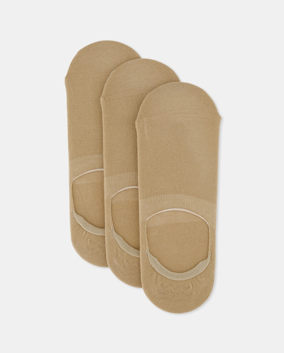 Pack de 3 Pares de Pezinhos Monocolor Natural-1
