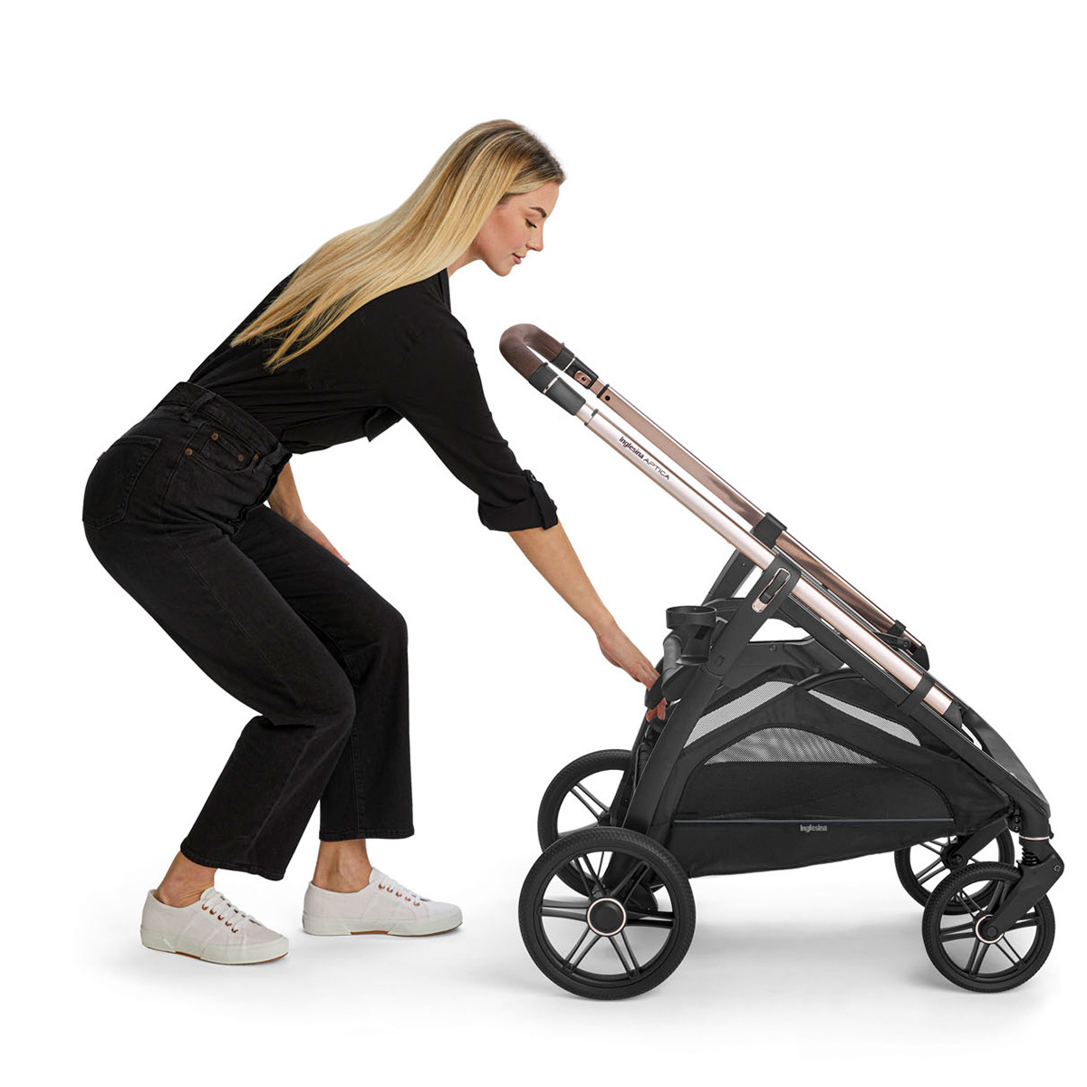 Carrinho de passeio Inglesina System Duo Áptica Bege-9