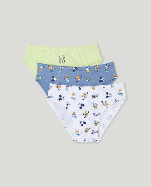 Imagen 0 de Pack 3 slips de niño con licencia de Mickey