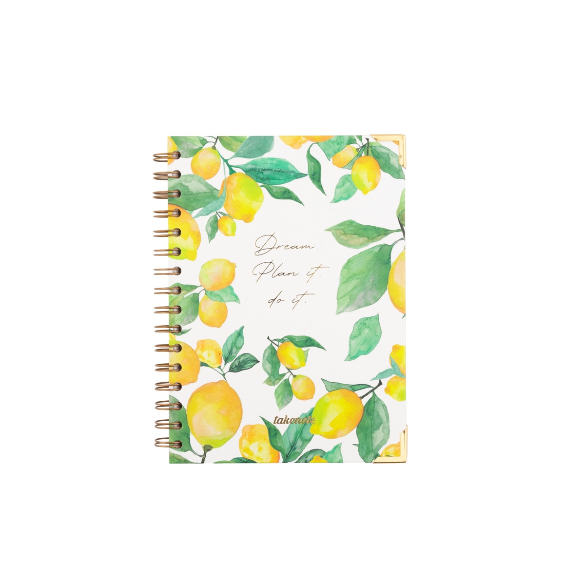 Cuaderno liso a4 Takenote Agatha amarillo Amarillo-1