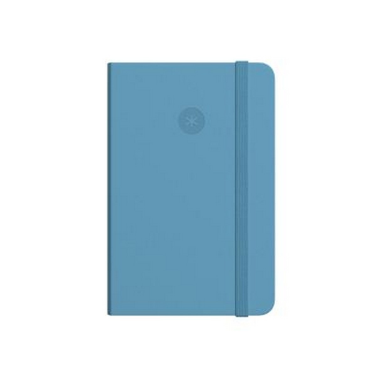 Caderno com elástico antartik notes capa dura a5 azul claro 1
