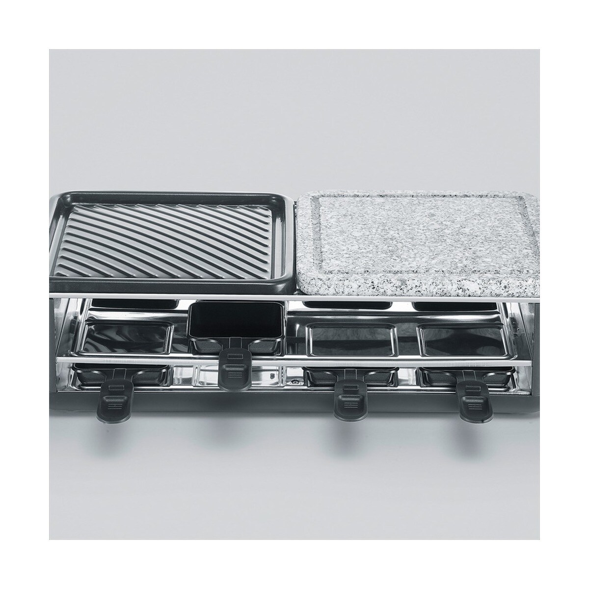 Grelhador Raclette Severin RG2366 de 1300 W - Preto Preto-3