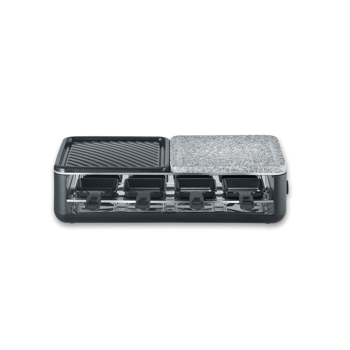 Grelhador Raclette Severin RG2366 de 1300 W - Preto Preto-1