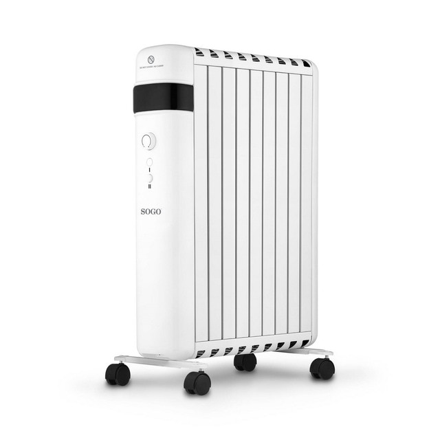 Imagem 0 de Aquecedor Sogo CAL-SS-18485 com 9 Elementos e 3 Níveis de Potência - Branco