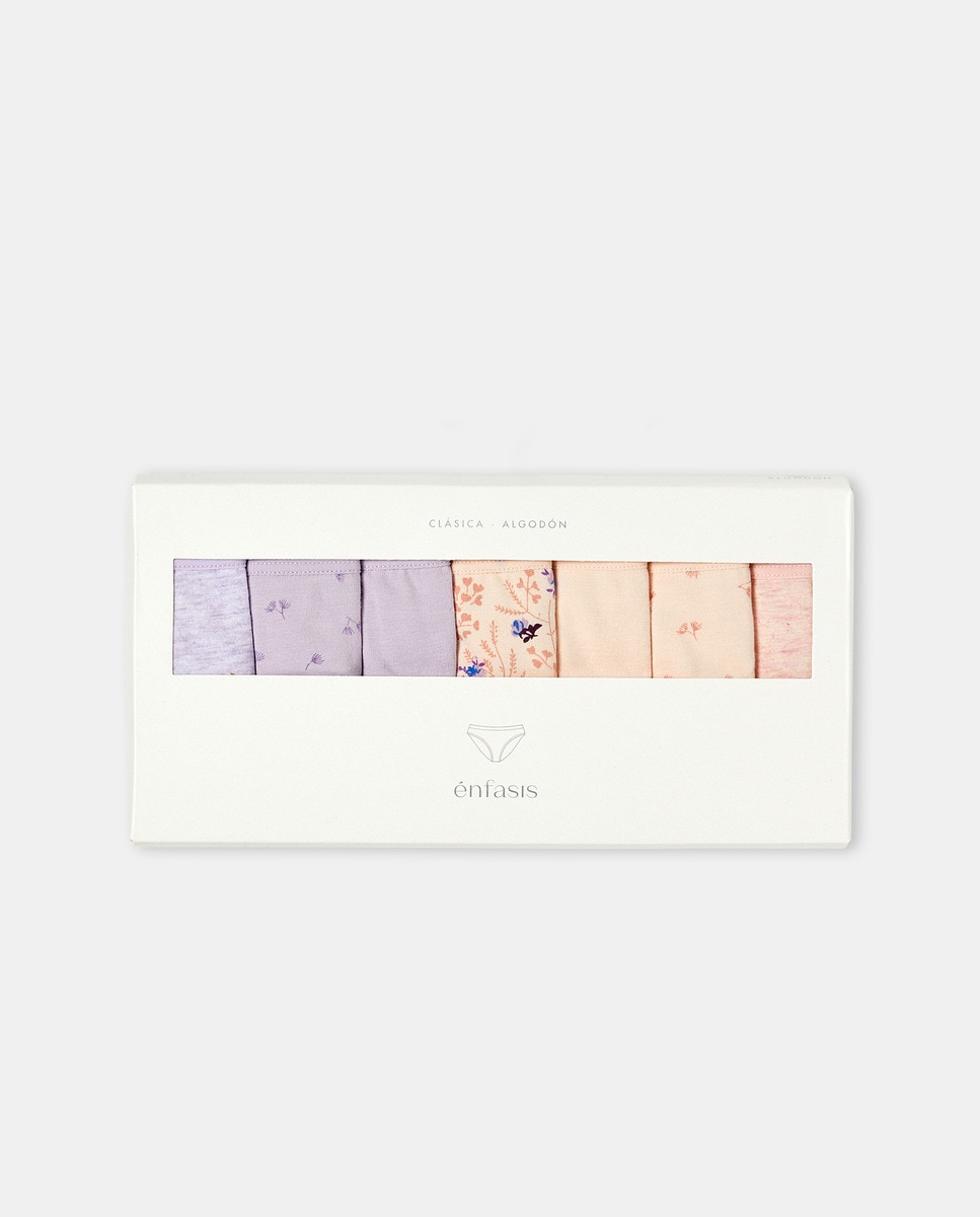 Pack de 7 Cuecas Rosa-claro-5