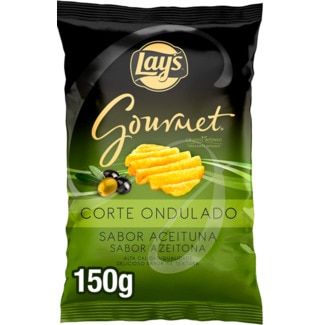 Batatas Fritas Corte Ondulado sabor Azeitona Gourmet embalagem 150 g - Lay's