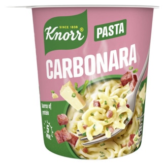 Pasta Snack Pot Carbonara embalagem 55 g - Knorr