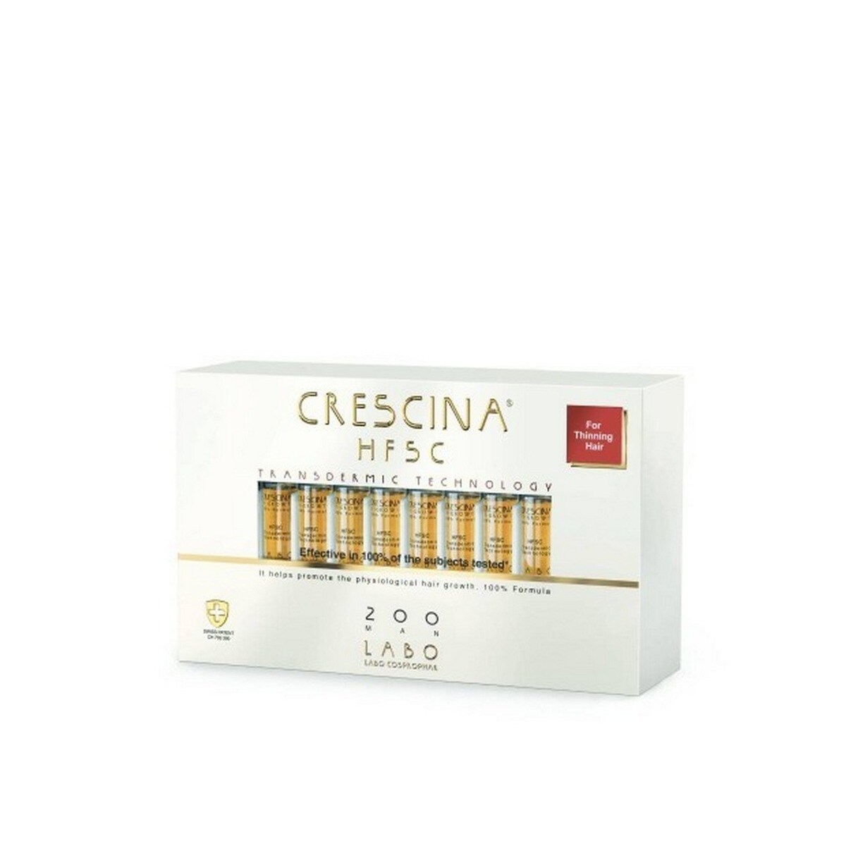 Transdermic Re-Growth HFSC 200 Homem 20x3,5 ml 1