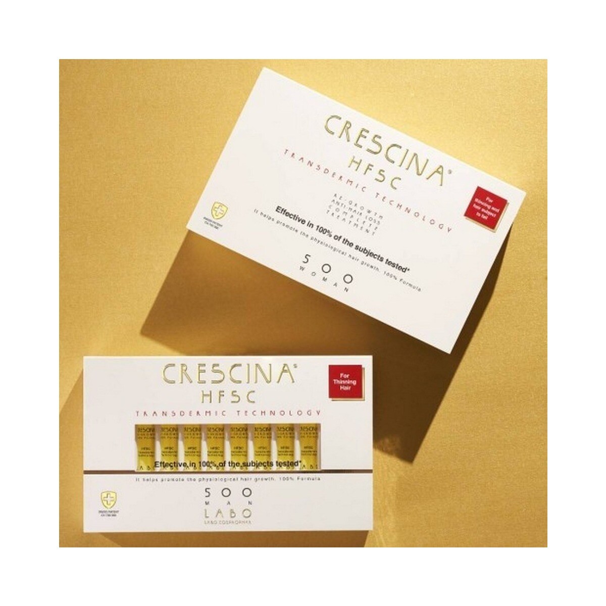 Transdermic HFSC Tratamento Completo 500 Homem 20x3,5 ml 3