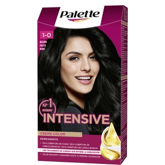 tinte Intensive Creme Color permanente negro nº 1 caja 1 unidad cuidado nutritivo con micro-aceites - Schwarzkopf Palette
