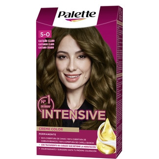 tinte Intensive Creme Color permanente castaño claro nº 5 caja 1 unidad cuidado nutritivo con micro-aceites - Schwarzkopf Palette