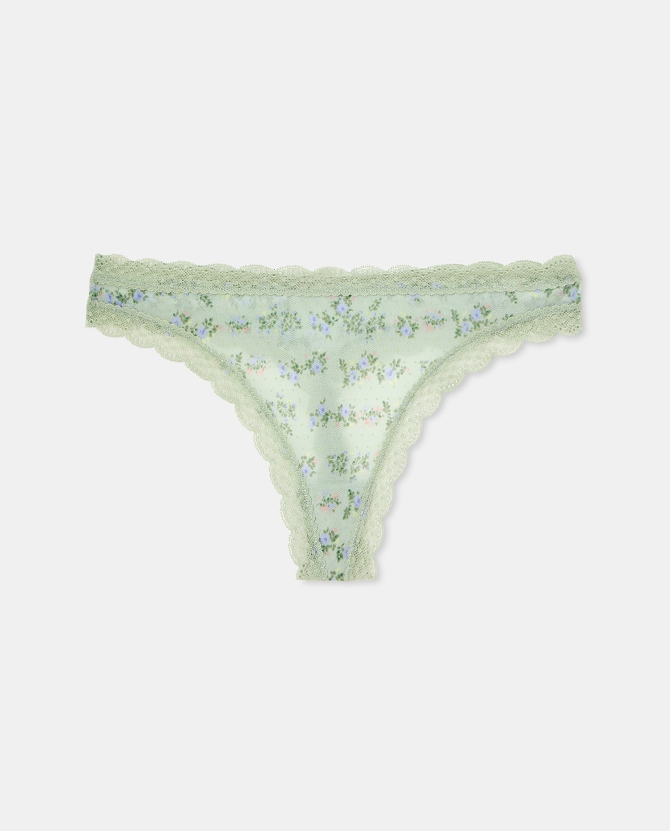 Tanga Estampada Verde-3