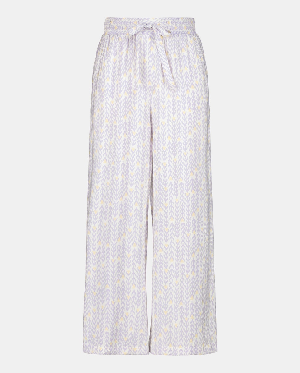 Pantalón de mujer culotte. Lila-4