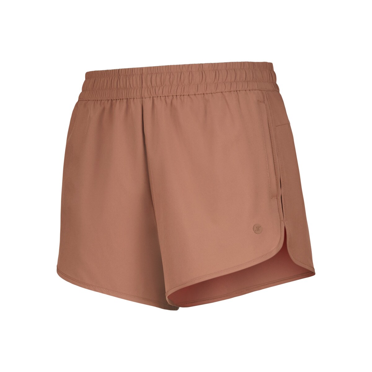 Pantalón corto running mujer Marrón-4