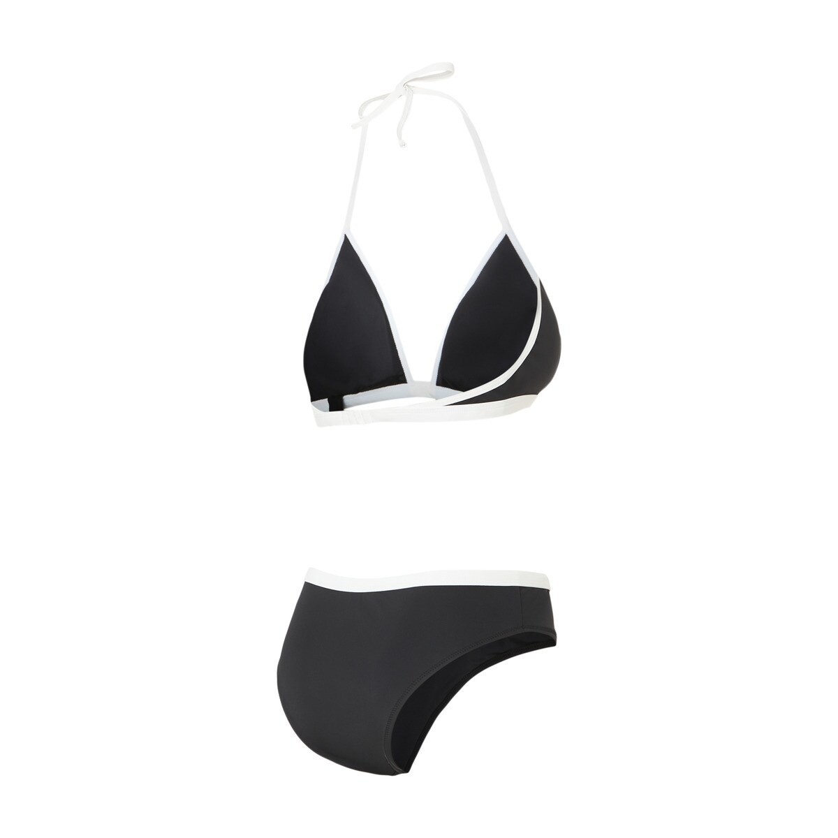 Bikini triángulo mujer Negro-4