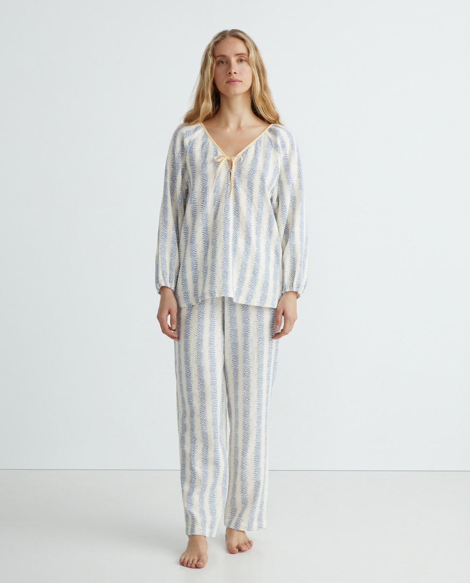 Moda Pijamas Algodon Mujer El Corte Ingles Batas Mujer Lazo En El