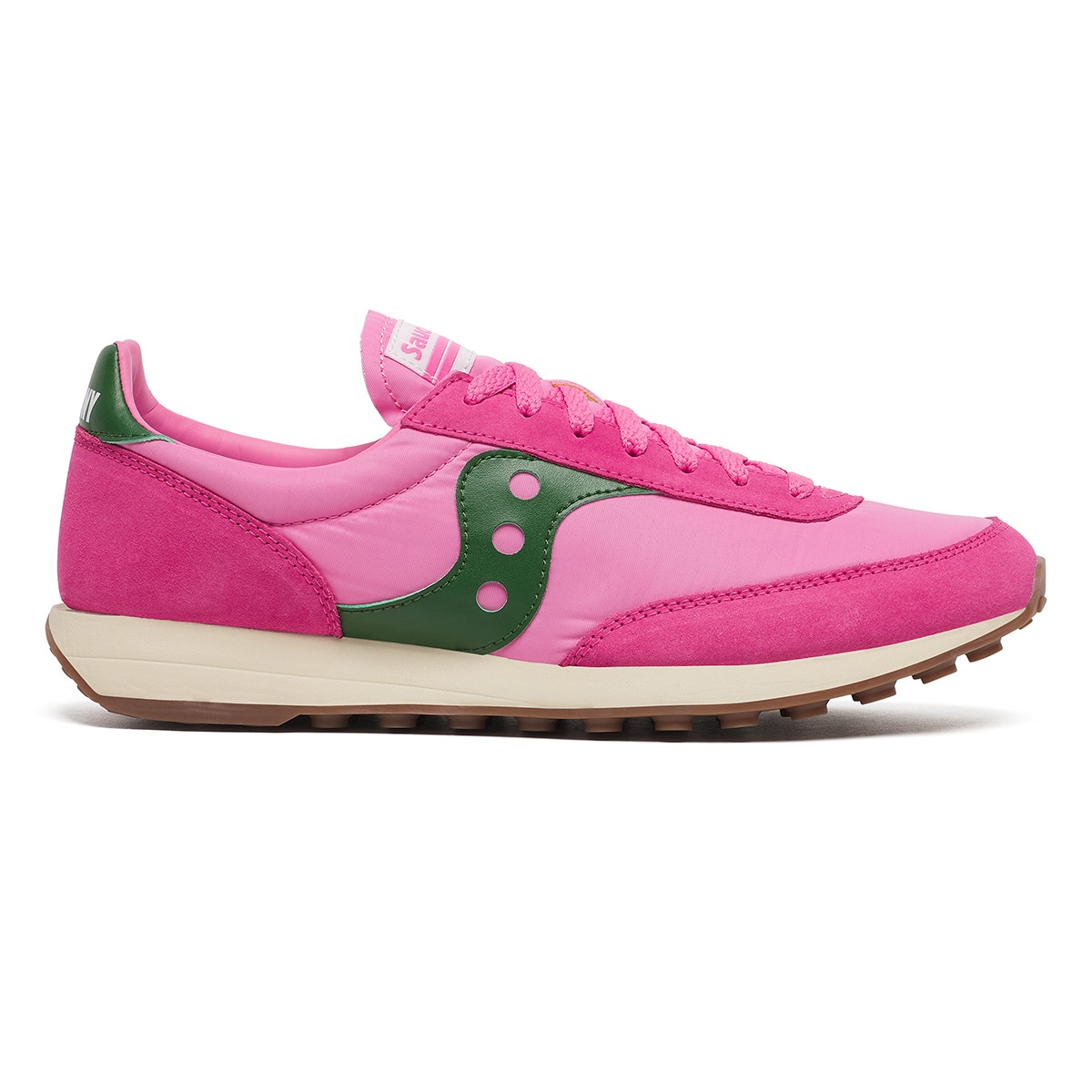 Sapatilhas de Running Unissexo Trainer 80 Rosa / Verde-1