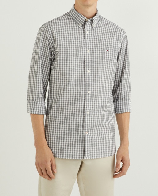 Imagen 0 de Camisa de hombre regular de cuadros multicolor