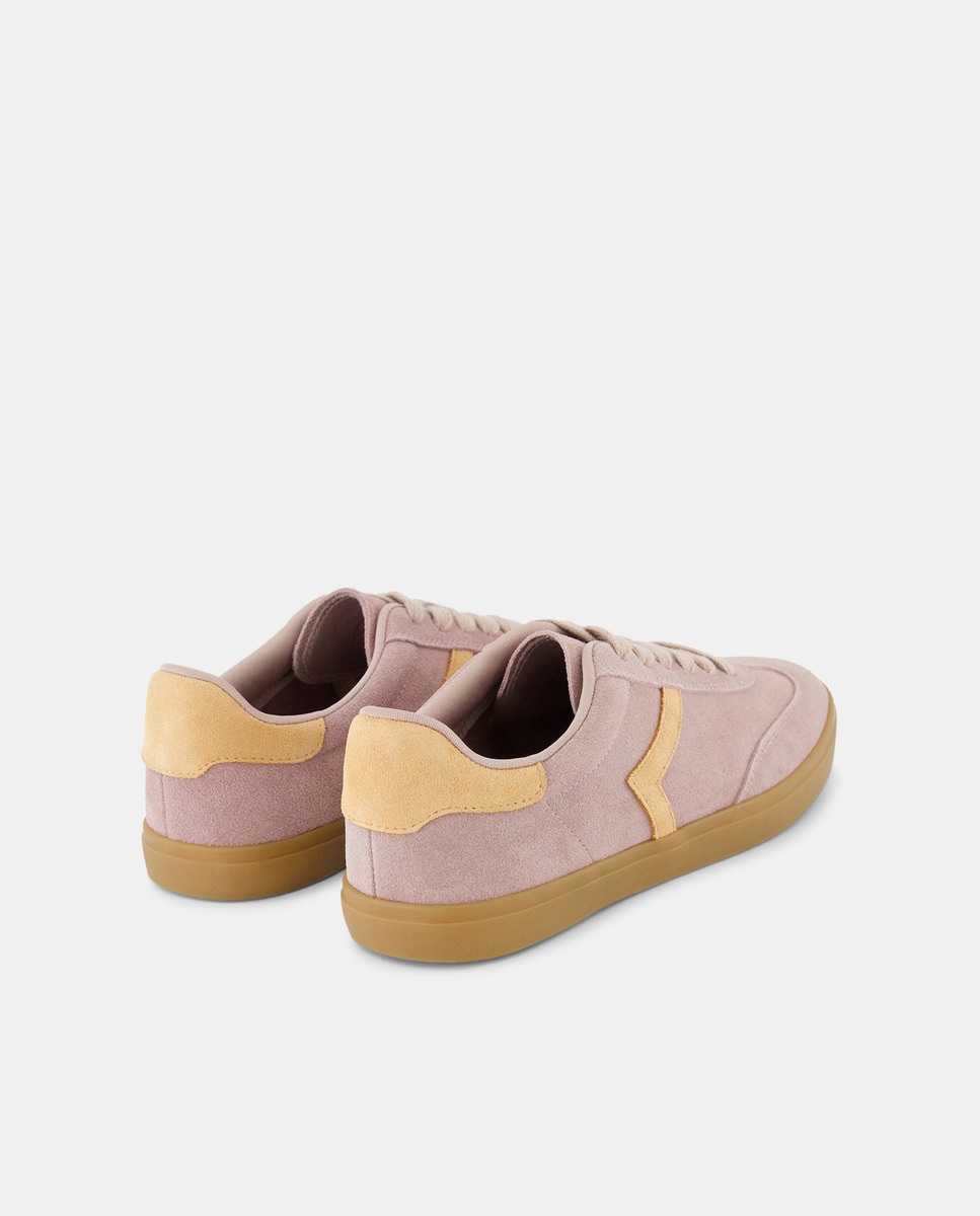 Deportivo de mujer de piel Lila-3