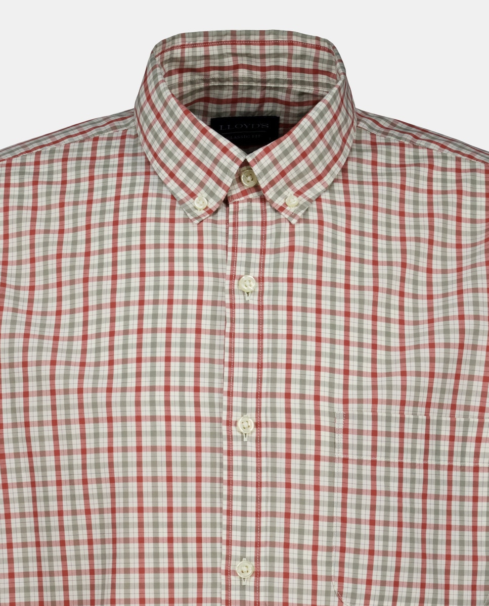 Camisa aos Quadrados com Manga Comprida Multicolor-5