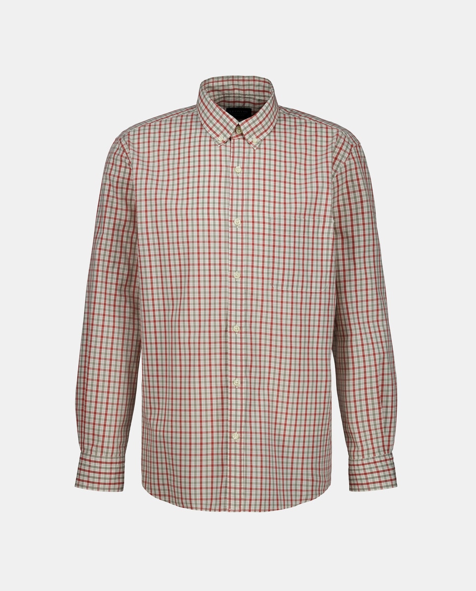 Camisa aos Quadrados com Manga Comprida Multicolor-4