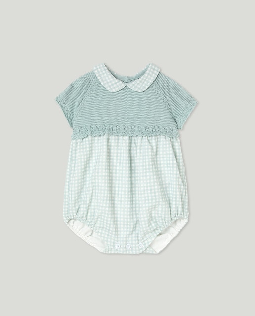 Imagen 0 de Ranita tricot vichy de bebé niña
