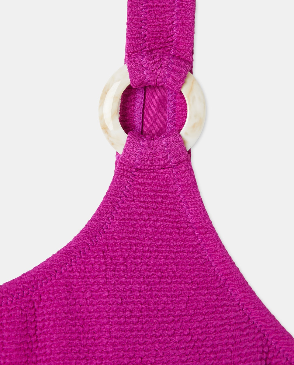 Fato de Banho com Detalhe de Argolas Rosa-5