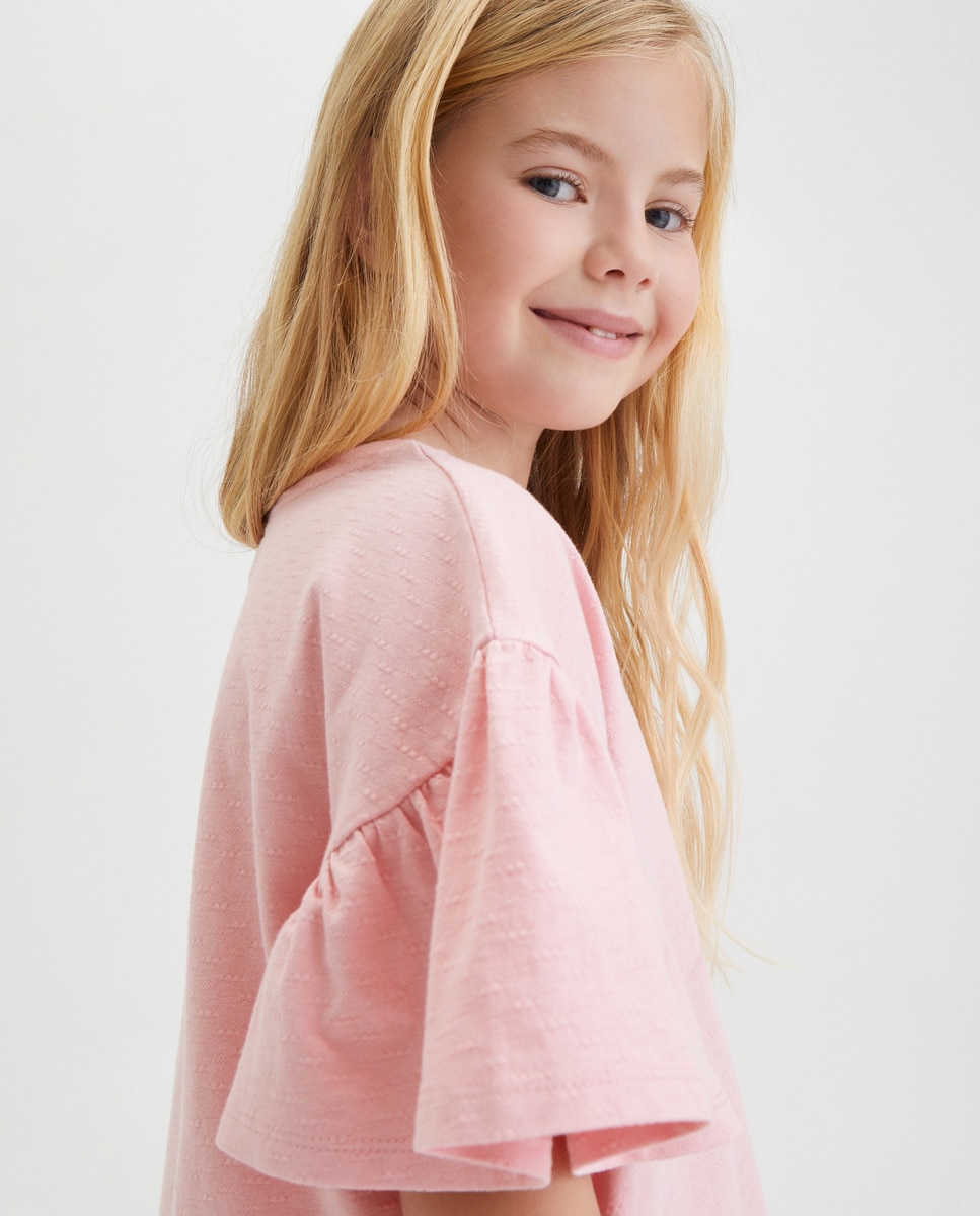 Camisola de Pijama com Estrutura 200 Rosa-2