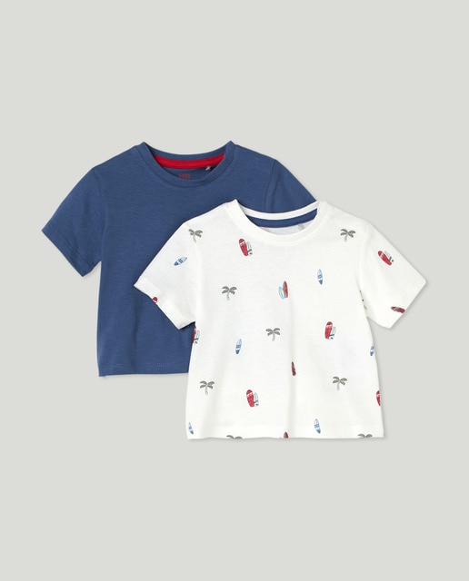 Imagem 0 de Pack de Duas T-shirts de Manga Curta de Bebé