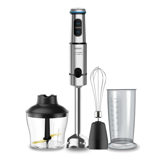 Imagem 0 de Varinha Mágica Sogo BAT-SS-14490 com Acessórios e de 1500 W - Inox