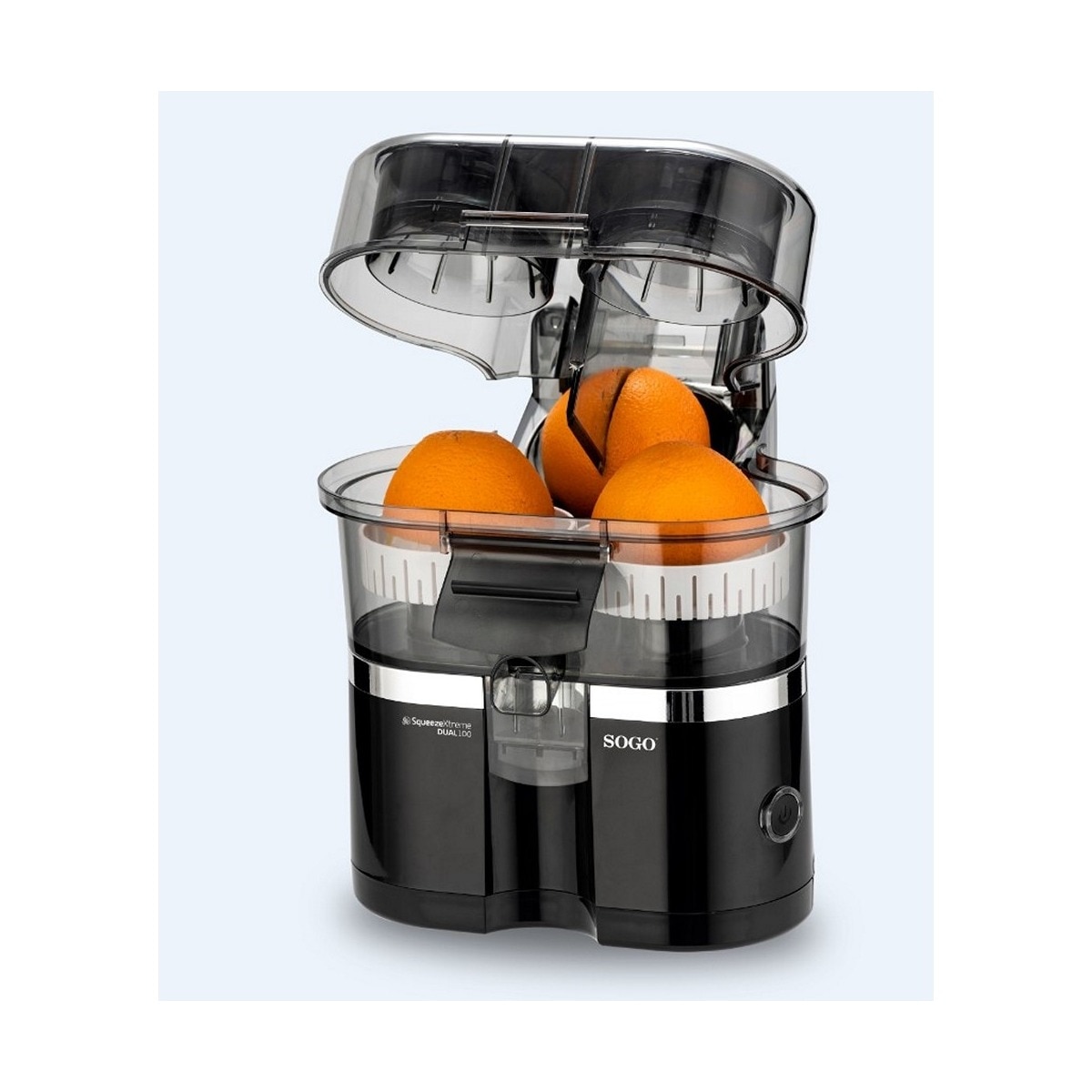 Espremedor Citrinos Sogo EXP-SS-5299 Automático, de 100 W e de 1,5 Litros - Preto e Inox Preto / Inox-4