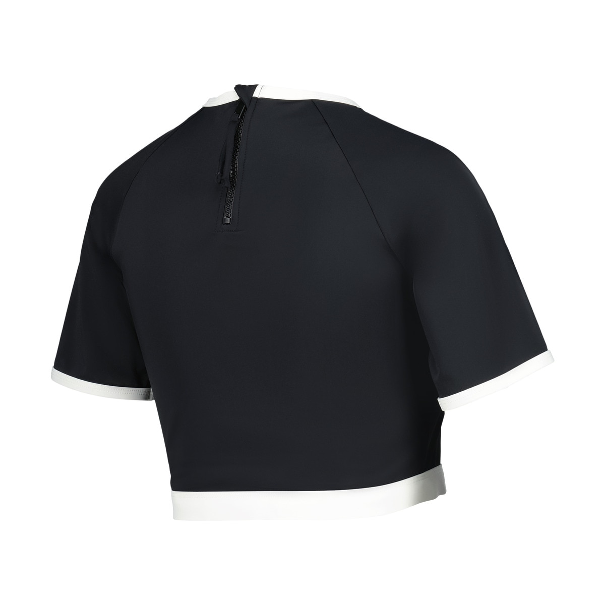 Camiseta baño manga corta Negro-5